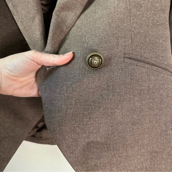 NWT VERONICA BEARD Rickie Crop Dickey Jacket in Lichen Melange SZ US 4 - Picture 5 of 9